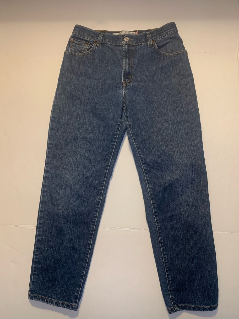 Levi’s 550 Women’s Jeans Size 10 S Relaxed Fit Tapered Leg Blue Denim